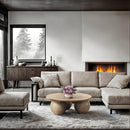  Meridian Fitch Natural Oak Veneer Coffee Table IMAGE 2