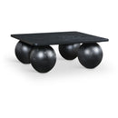  Meridian Fitch Black Oak Veneer Coffee Table IMAGE 1