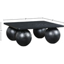  Meridian Fitch Black Oak Veneer Coffee Table IMAGE 6