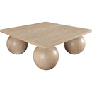  Meridian Fitch Natural Oak Veneer Coffee Table IMAGE 4