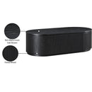  Meridian Moana Black Solid Wood Storage Coffee Table IMAGE 10