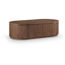 Meridian Moana Brown Solid Wood Storage Coffee Table IMAGE 1