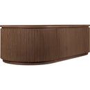  Meridian Moana Brown Solid Wood Storage Coffee Table IMAGE 4