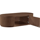  Meridian Moana Brown Solid Wood Storage Coffee Table IMAGE 6