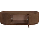  Meridian Moana Brown Solid Wood Storage Coffee Table IMAGE 7