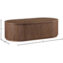  Meridian Moana Brown Solid Wood Storage Coffee Table IMAGE 9