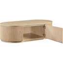  Meridian Moana Natural Solid Wood Storage Coffee Table IMAGE 6