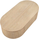  Meridian Moana Natural Solid Wood Storage Coffee Table IMAGE 8