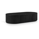  Meridian Moana Black Solid Wood Storage Coffee Table IMAGE 1