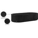  Meridian Moana Black Solid Wood Storage Coffee Table IMAGE 9