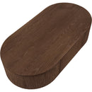 Meridian Moana Brown Solid Wood Storage Coffee Table IMAGE 6