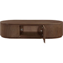  Meridian Moana Brown Solid Wood Storage Coffee Table IMAGE 7