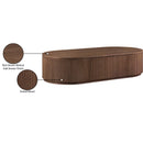  Meridian Moana Brown Solid Wood Storage Coffee Table IMAGE 9