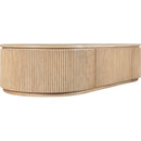  Meridian Moana Natural Solid Wood Storage Coffee Table IMAGE 4