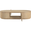  Meridian Moana Natural Solid Wood Storage Coffee Table IMAGE 5