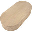  Meridian Moana Natural Solid Wood Storage Coffee Table IMAGE 6