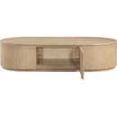  Meridian Moana Natural Solid Wood Storage Coffee Table IMAGE 7
