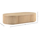  Meridian Moana Natural Solid Wood Storage Coffee Table IMAGE 8