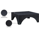  Meridian Eloise Black Oak Veneer Coffee Table IMAGE 7