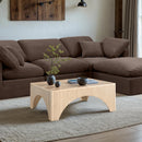  Meridian Eloise Natural Oak Veneer Coffee Table IMAGE 2