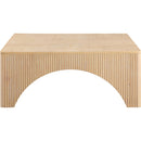  Meridian Eloise Natural Oak Veneer Coffee Table IMAGE 3