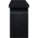  Meridian Westbourne Black Oak Veneer Console Table IMAGE 4