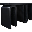  Meridian Westbourne Black Oak Veneer Console Table IMAGE 5
