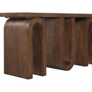  Meridian Westbourne Brown Oak Veneer Console Table IMAGE 5