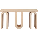  Meridian Westbourne Natural Oak Veneer Console Table IMAGE 3