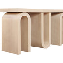  Meridian Westbourne Natural Oak Veneer Console Table IMAGE 5