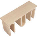  Meridian Westbourne Natural Oak Veneer Console Table IMAGE 6