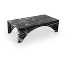 Meridian Palermo Black Marble Coffee Table IMAGE 1