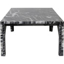  Meridian Palermo Black Marble Coffee Table IMAGE 4