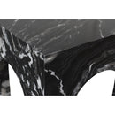  Meridian Palermo Black Marble End Table IMAGE 5