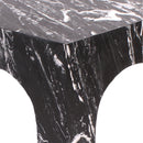  Meridian Palermo Black Marble End Table IMAGE 7
