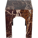  Meridian Palermo Cherry Marble End Table IMAGE 4