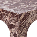  Meridian Palermo Cherry Marble End Table IMAGE 7