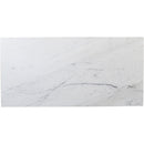  Meridian Palermo White Marble Coffee Table IMAGE 6