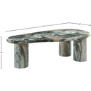  Meridian Sassari Green Marble Finish Concrete Indoor / Outdoor Coffee Table IMAGE 7