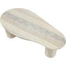  Meridian Sassari Natural Travertine Finish Concrete Indoor / Outdoor Coffee Table IMAGE 6