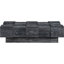  Meridian Anzio Black Oak Veneer Coffee Table IMAGE 3
