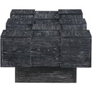  Meridian Anzio Black Oak Veneer Coffee Table IMAGE 4