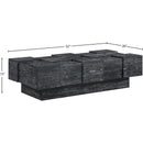  Meridian Anzio Black Oak Veneer Coffee Table IMAGE 7