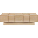  Meridian Anzio Natural Oak Veneer Coffee Table IMAGE 3