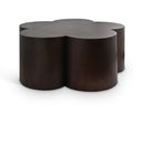  Meridian Lucky Brown Iron Coffee Table IMAGE 1