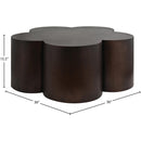  Meridian Lucky Brown Iron Coffee Table IMAGE 7