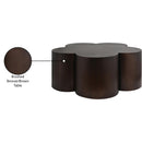  Meridian Lucky Brown Iron Coffee Table IMAGE 8