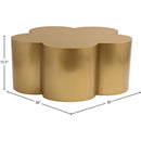  Meridian Lucky Gold Iron Coffee Table IMAGE 7