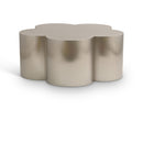  Meridian Lucky Silver Iron Coffee Table IMAGE 1