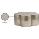  Meridian Lucky Silver Iron Coffee Table IMAGE 8